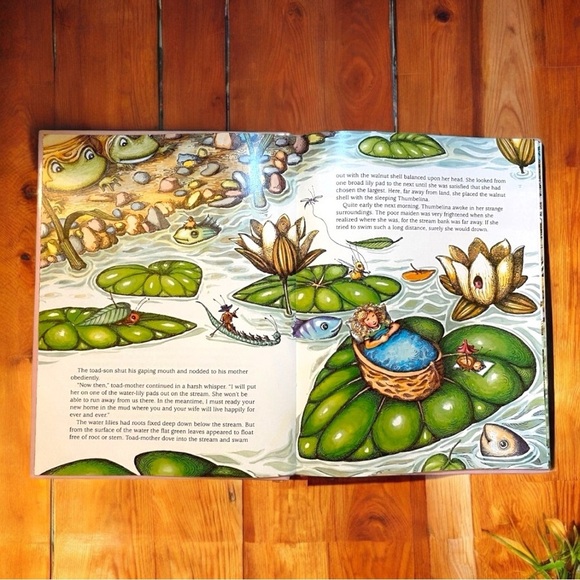 THUMBELINA - Retold by Marianna Mayer Illustrated by John O’Brien 1986 Hardcover - Picture 7 of 11